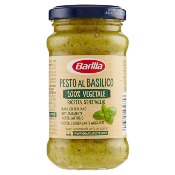 Barilla Pesto Genovese Vegan Condimento e Sugo per Pasta 195 g