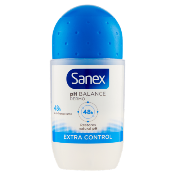 Sanex deodorante roll-on pH Balance Dermo Extra Control 48h 50 ml