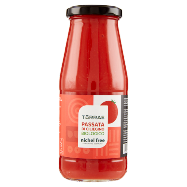 Terrae Passata di Ciliegino nichel free Biologica 420 g