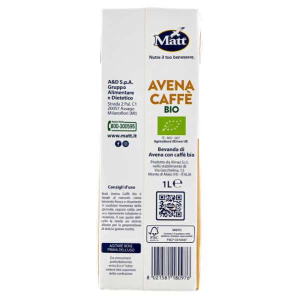 Matt Avena Caffè Bio 1 L