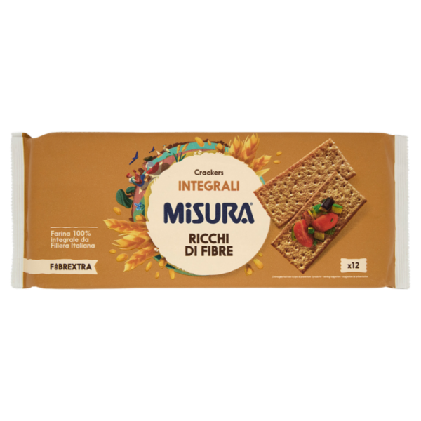 Misura Fibrextra Crackers Integrali 385 g