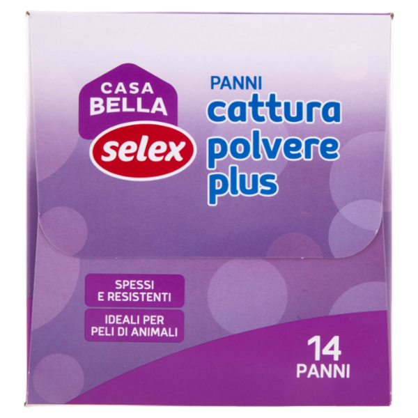 Selex Casa Bella Panno Cattura Polvere Plus 14 pezzi