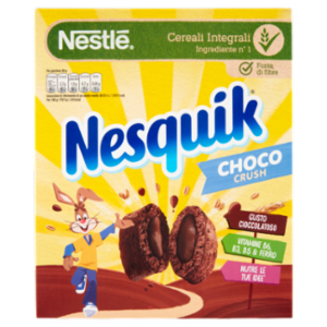 NESQUIK Choco Crush Fagottini Con Cereali Integrali e Cacao 360 g