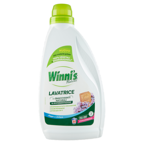 Winni's Naturel Lavatrice Aleppo e Verbena 25 Lavaggi 1,125 l