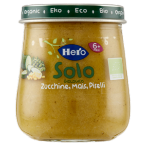 Hero Solo Zucchine, Mais, Piselli 120 g