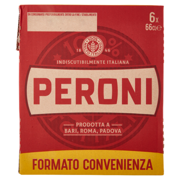 Peroni Birra 6 x 66 cl