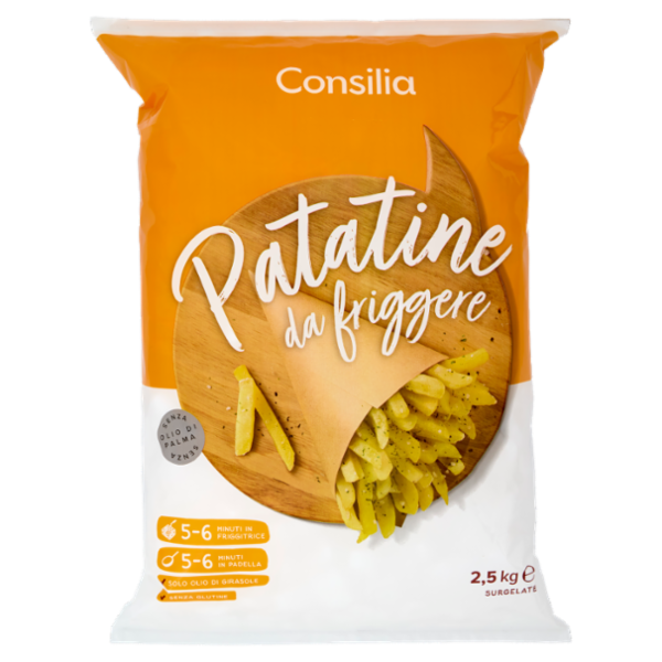 Consilia Patate Prefritte Surgelate 2,5 kg
