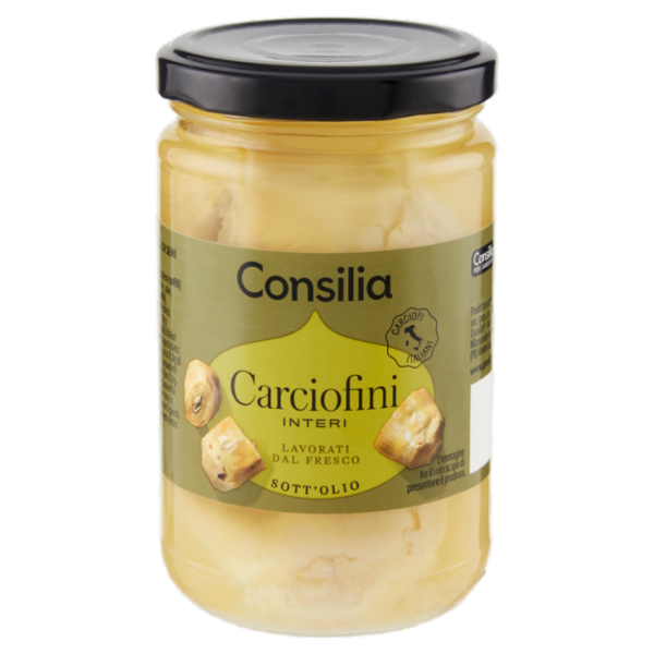 Consilia Carciofini in Olio di Semi di Girasole 285 g
