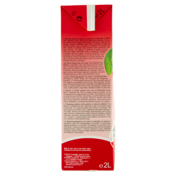 Rauch bravo Arancia Rossa 2 L