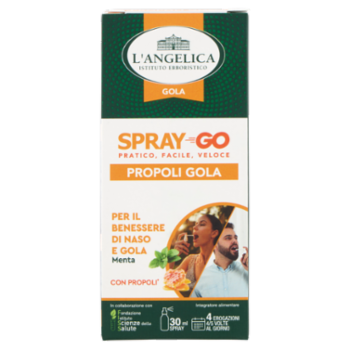 L'Angelica Gola Spray Go Propoli Gola 30 Ml