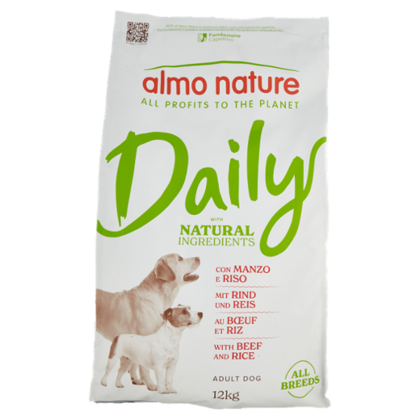 almo nature Daily Adult Dog con Manzo e Riso 12 kg