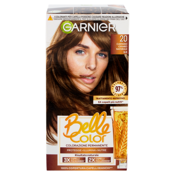 Garnier Belle Color Colorazione Permanente 20 Castano Chiaro Naturale 5.0