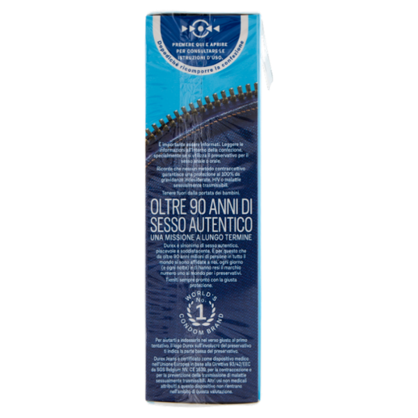 Durex Preservativi Jeans, 10 Profilattici