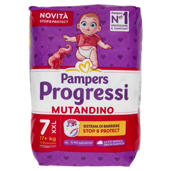 Pampers Progressi Mutandino XXL 15 pz