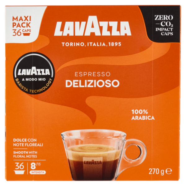 Lavazza A Modo Mio Espresso Delizioso 36 Capsule 270 g