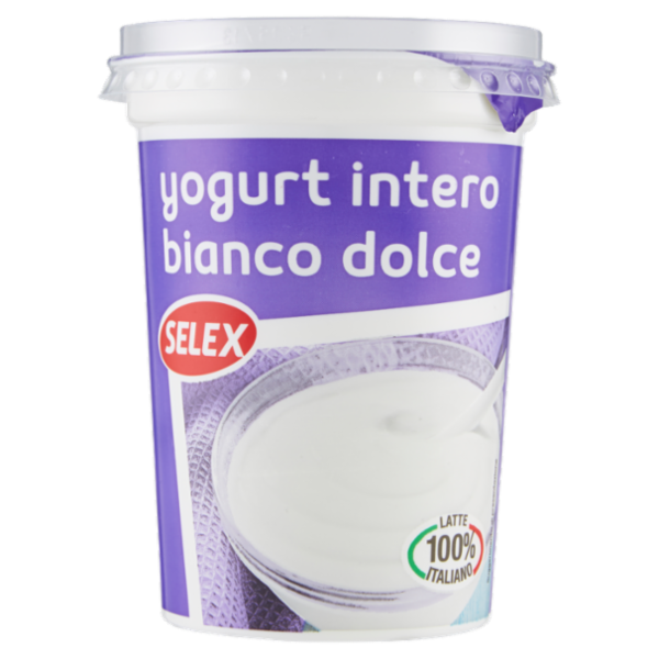 Selex Yogurt Intero Bianco Dolce 500 g