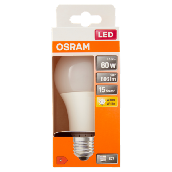 Osram Led Star Classic A 60 Warm White 8.5 W E27