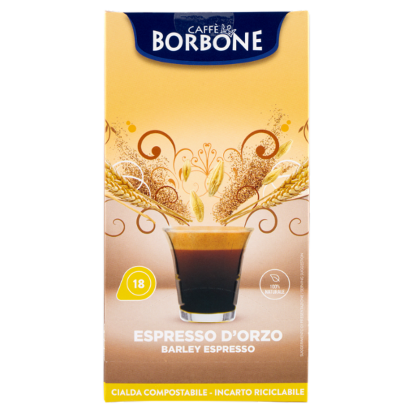 Caffè Borbone Espresso d'Orzo Cialda Compostabile 18 x 6 g