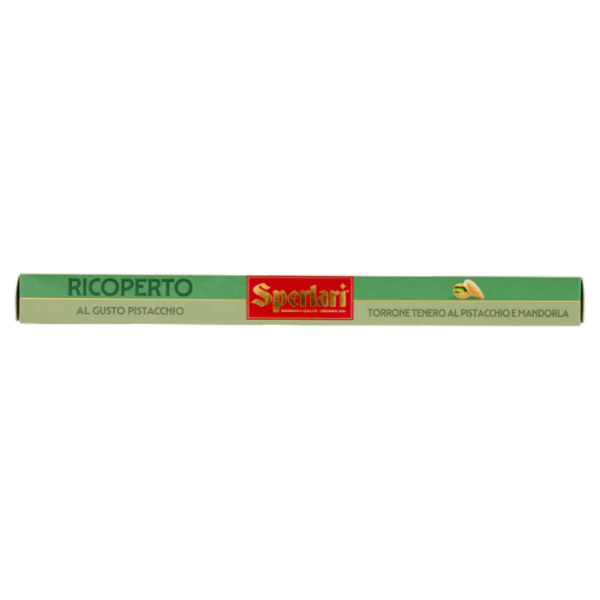 Sperlari Ricoperto al Gusto Pistacchio Torrone Tenero al Pistacchio e Mandorla 200 g