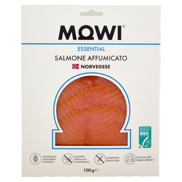 Mowi Essential Salmone Affumicato Norvegese 100 g
