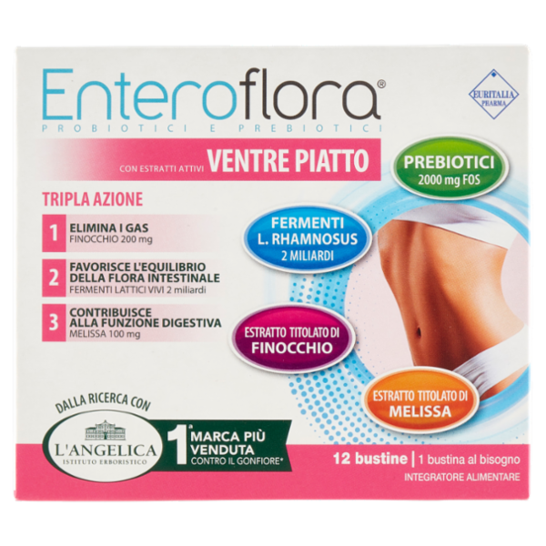 Enteroflora Ventre Piatto 12 x 4 g