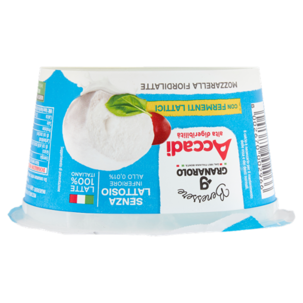 Accadì Benessere Mozzarella Fiordilatte Senza Lattosio 100 g