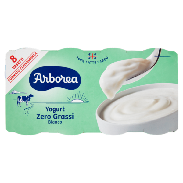 Arborea Yogurt Zero Grassi Bianco 8 x 125 g