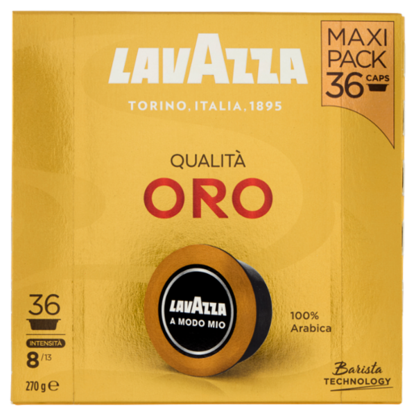 Lavazza A Modo Mio Qualità Oro 36 Capsule 270 g