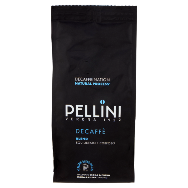 Pellini Decaffè Macinato Moka & Filtro 185 g