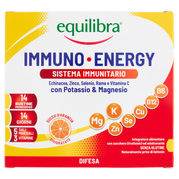 equilibra Immuno - Energy Sistema Immunitario Bustine Monodose 14 x 7 g