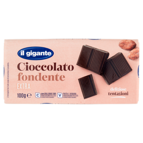 IL GIGANTE Cioccolato fondente Extra 100 g