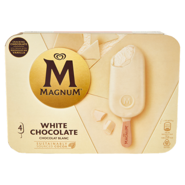 Magnum White Chocolate 4 x 79 g