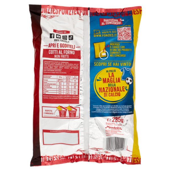 Fonzies Gli Originali Croccantini di Mais al Formaggio - 235g