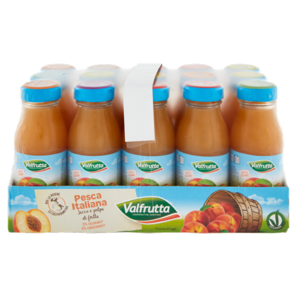 Valfrutta Pesca Italiana Succo e polpa di frutta 15 x 125 ml