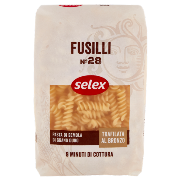 Selex Pasta di Semola Trafilata al Bronzo Fusilli 500 g