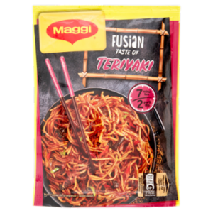 MAGGI Fusian Taste Of Teriyaki Noodles Istantanei Con Salsa Teriyaki (2 Porzioni) 130 g
