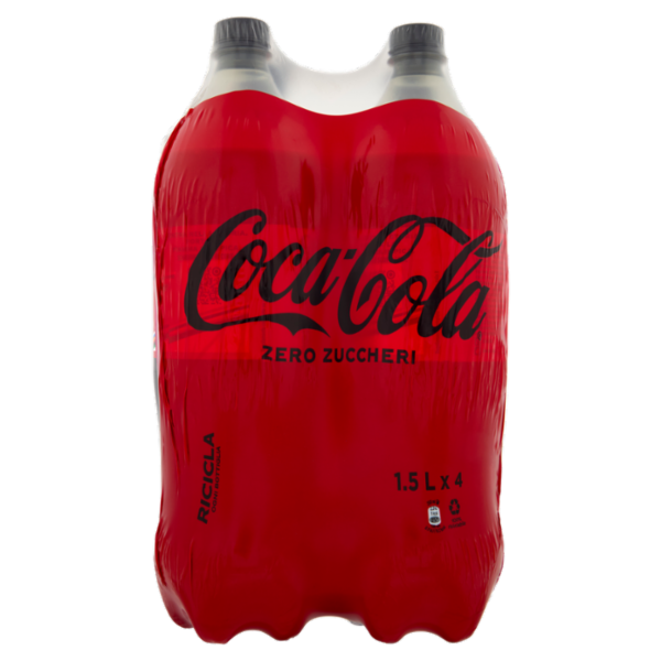 Coca-Cola Zero PET 4 x 1,5 L