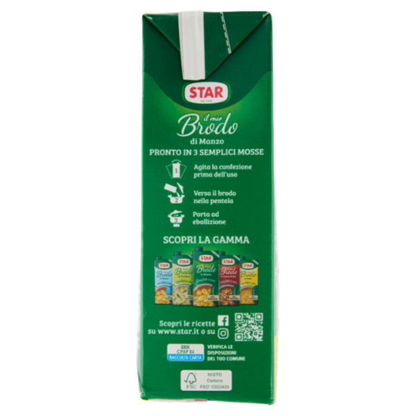 Star il mio Brodo di Manzo 500 ml