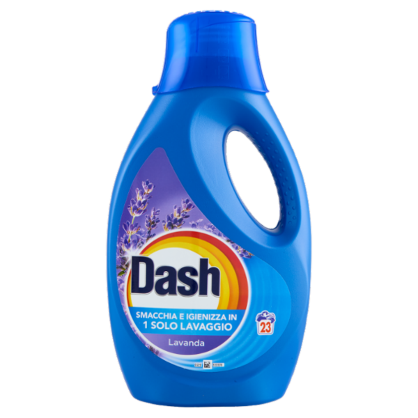 Dash Detersivo Liquido Lavatrice, Lavanda, 23 Lavaggi 1035 ml
