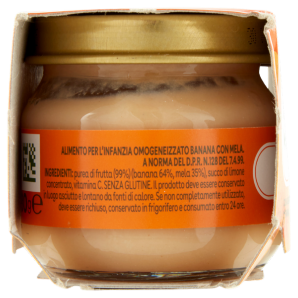 Plasmon Omogeneizzato Banana Mela 2 x 80 g