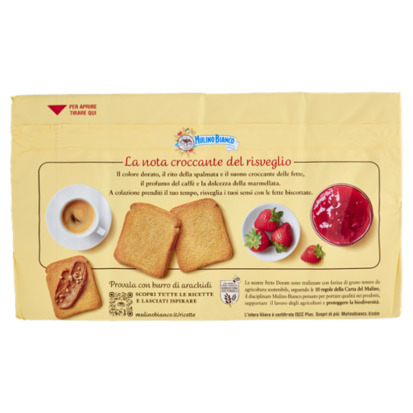 Mulino Bianco Fette Biscottate Dorate 630g