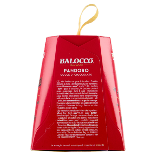 Balocco Pandoro Gocce di Cioccolato 80 g