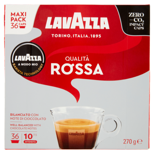Lavazza A Modo Mio Qualità Rossa 36 Capsule 270 g