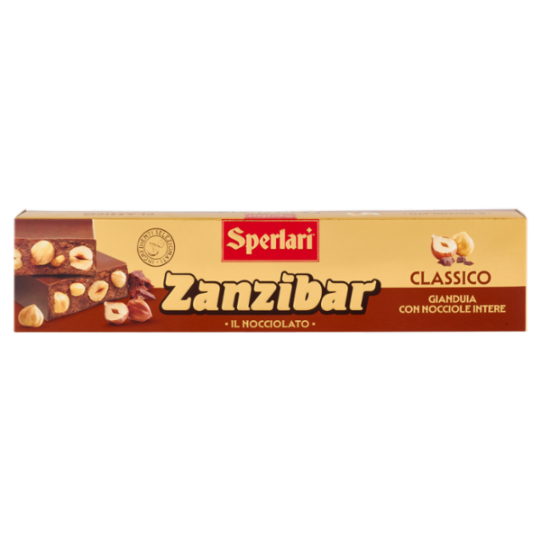 Sperlari Zanzibar il Nocciolato Classico Gianduia con Nocciole Intere 250 g