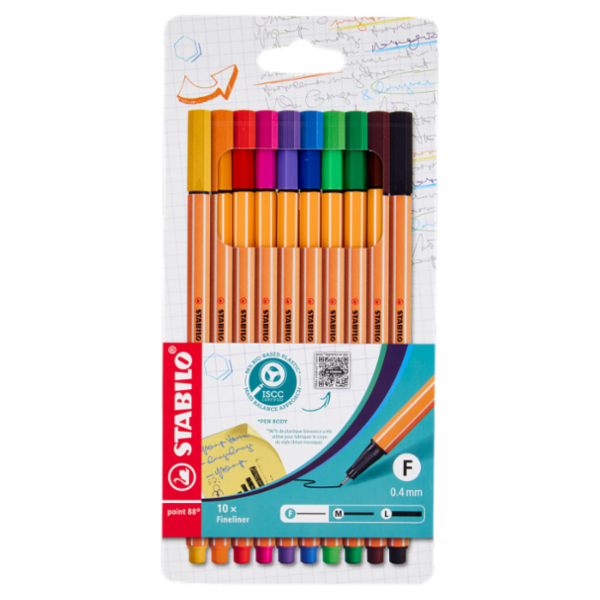 STABILO point 88 Fineliner 10 pz
