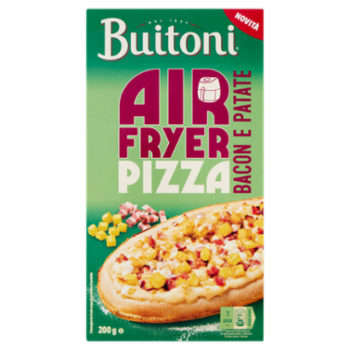 Buitoni AirFryer Pizza Bacon e Patate, Surgelata 200g