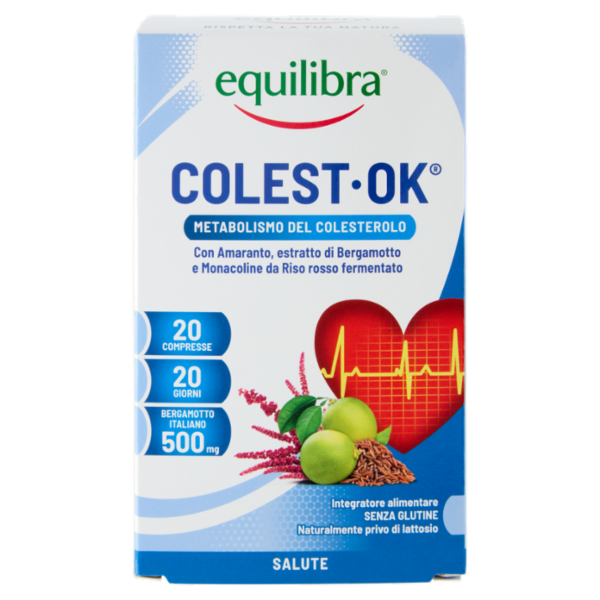 equilibra Colest-Ok Metabolismo del Colesterolo Compresse 20 x 1,2 g