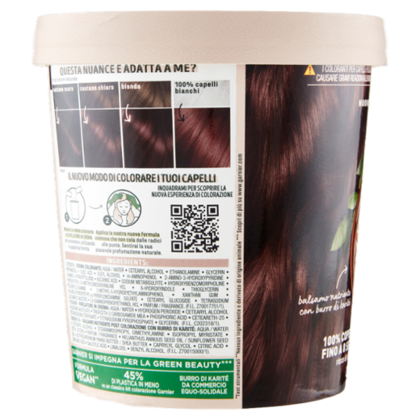 Garnier GOOD 4.15 Castano Freddo Nocciola, colorazione permanente senza ammoniaca