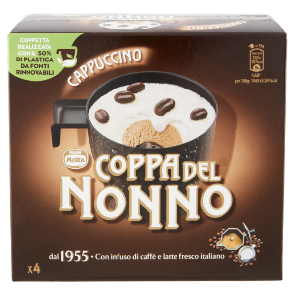 MOTTA Coppa del Nonno Cappuccino 4 x 75 g