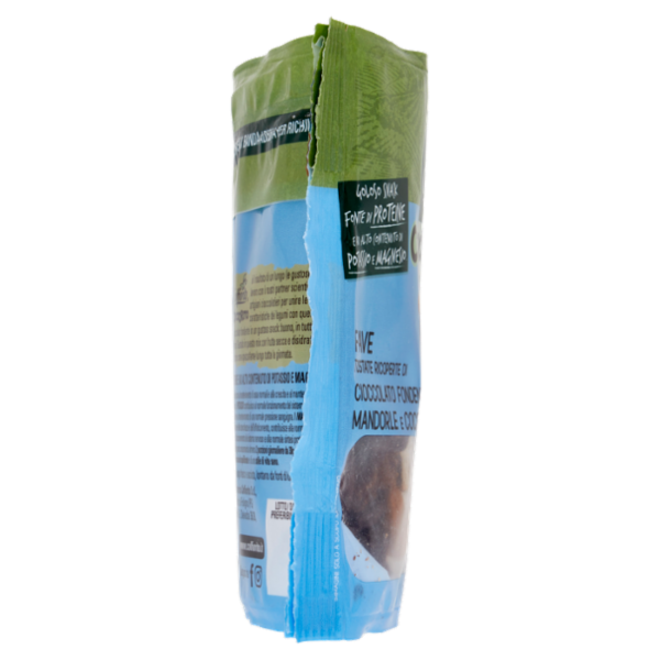 Colfiorito Cioccorito Mix Fave Tostate Ricoperte di Cioccolato Fondente, Mandorle e Cocco 150 g